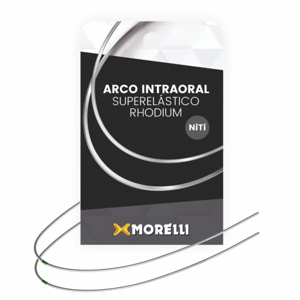 Arco Intraoral Rhodium Superelástico Grande - NiTi Ret. 0.43 X 0.63mm (.017 X .025")